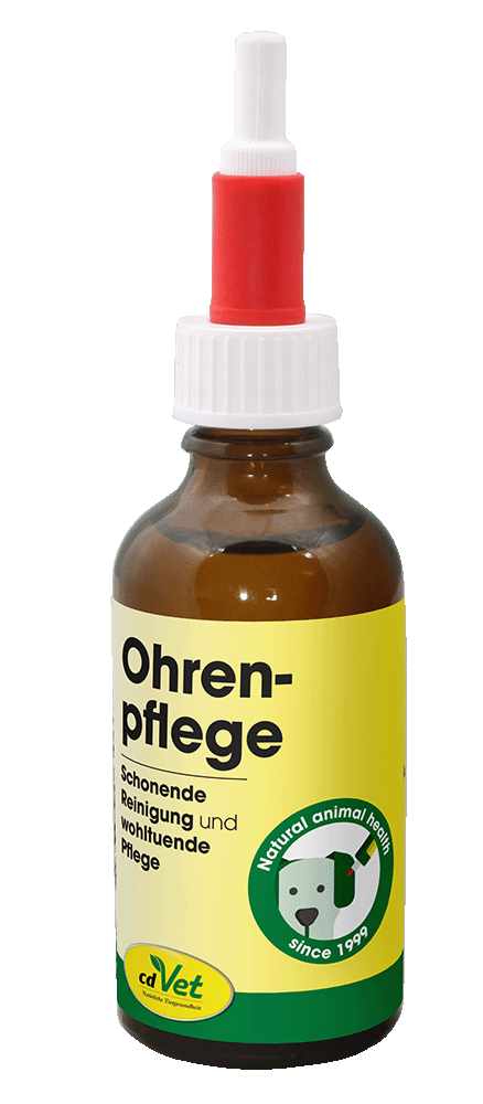 ohrenpflege, tropfflasche, tierarzt, reinigungsöl, naturprodukt